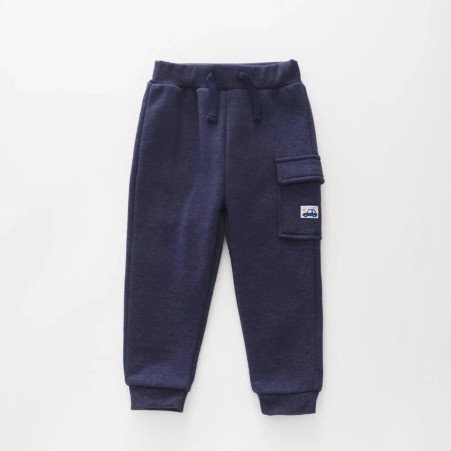 Blue Car Track Pants