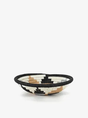 Boutique Diversiform Gray Woven Bowls