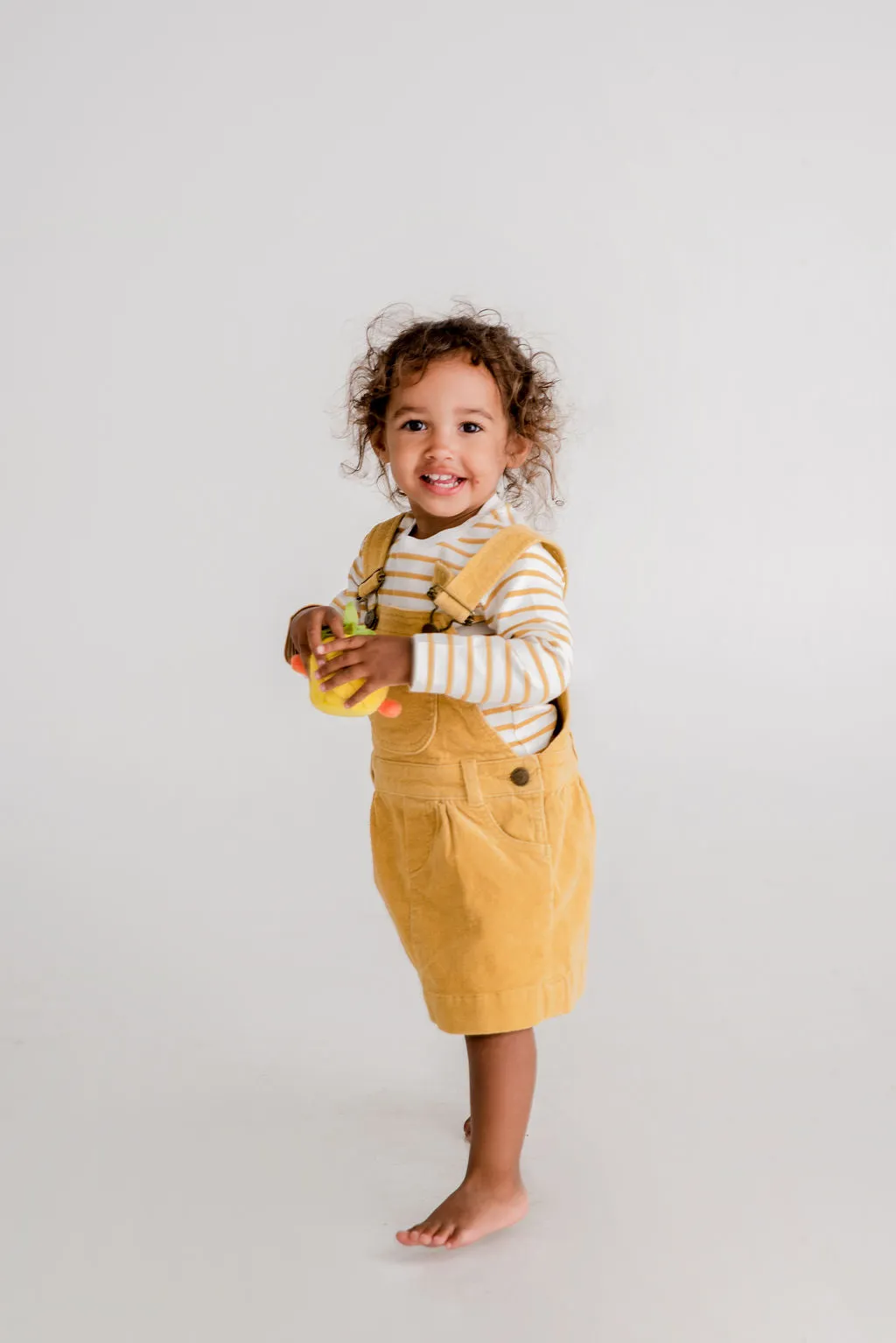 Breton Stripe L/S Top, Ochre