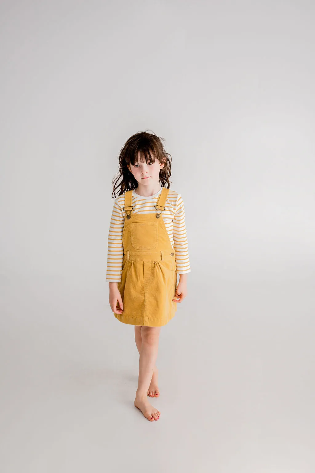 Breton Stripe L/S Top, Ochre