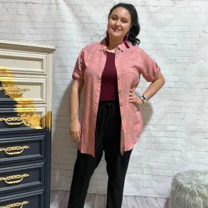 Button up dress coverup