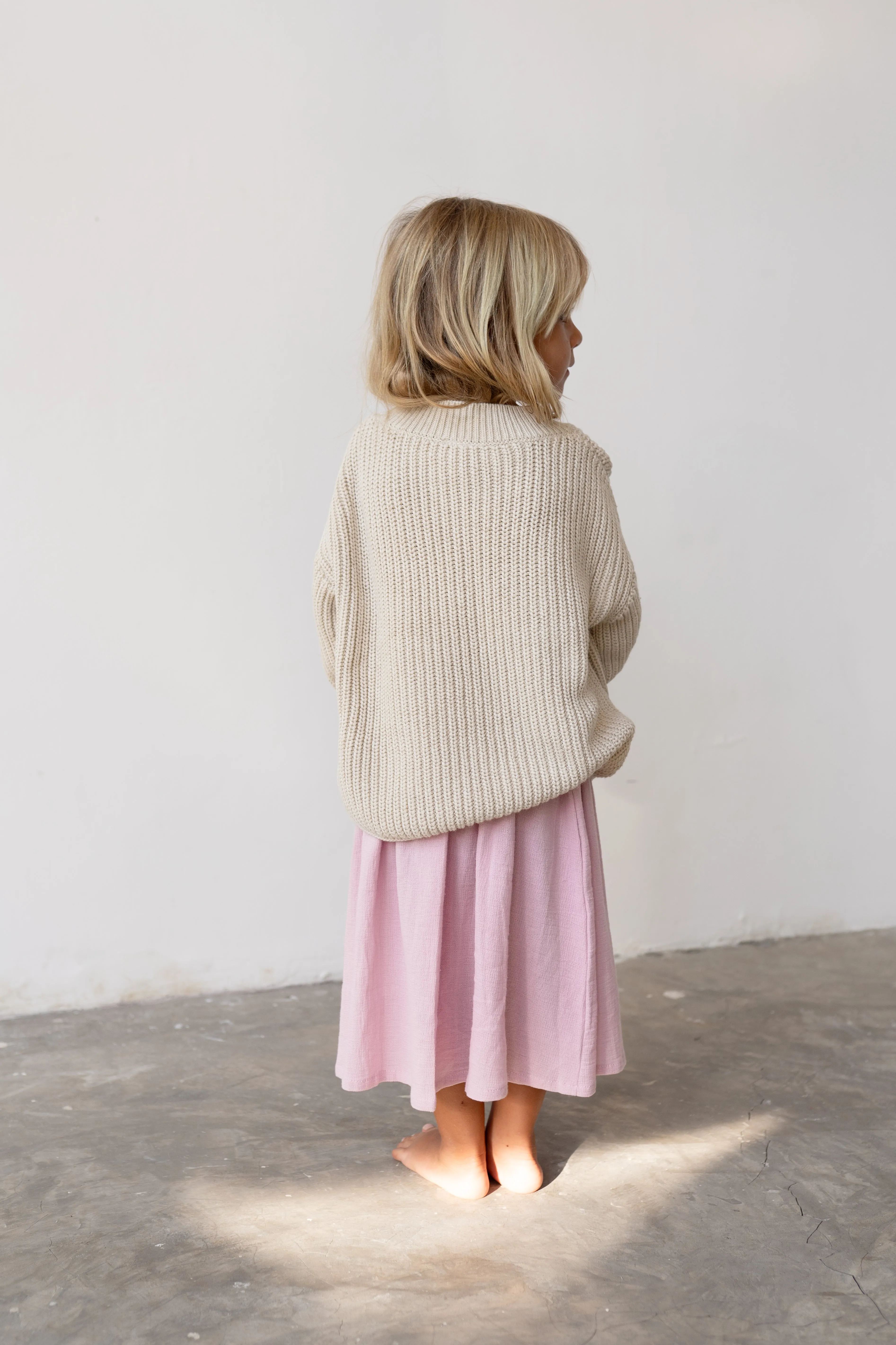 Chunky Knit Jumper // Natural