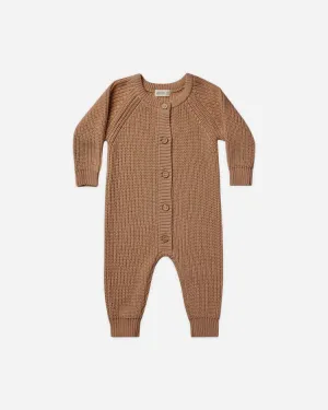 Chunky Knit Jumpsuit | Cinnamon