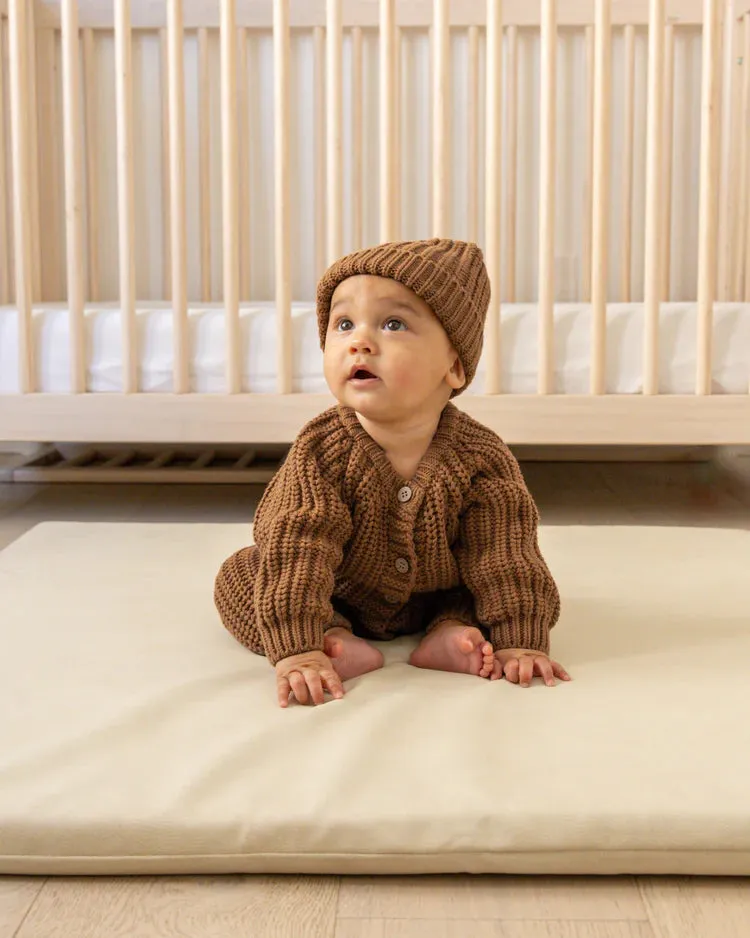 Chunky Knit Jumpsuit | Cinnamon