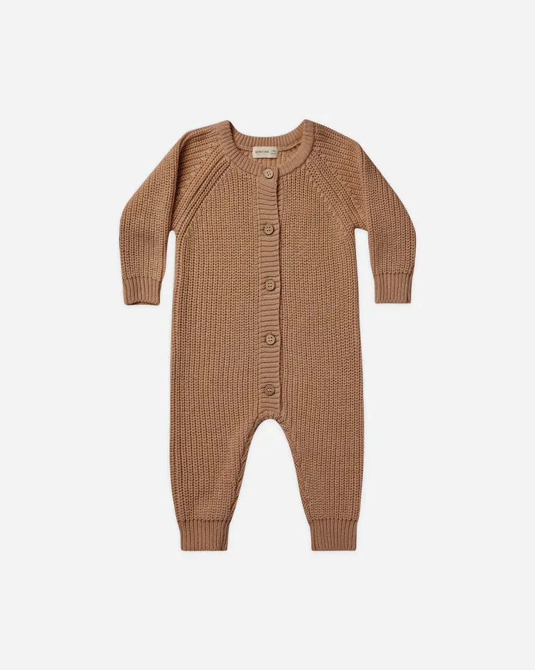 Chunky Knit Jumpsuit | Cinnamon