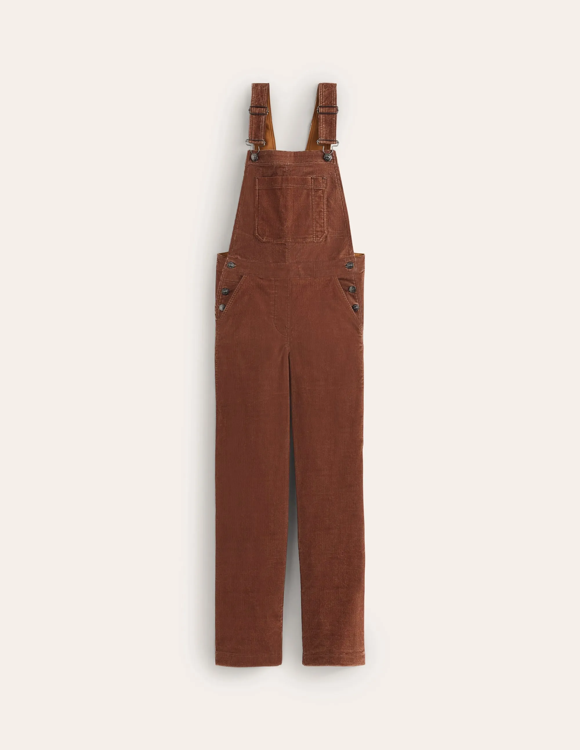 Cord Dungarees-Autumn Brown