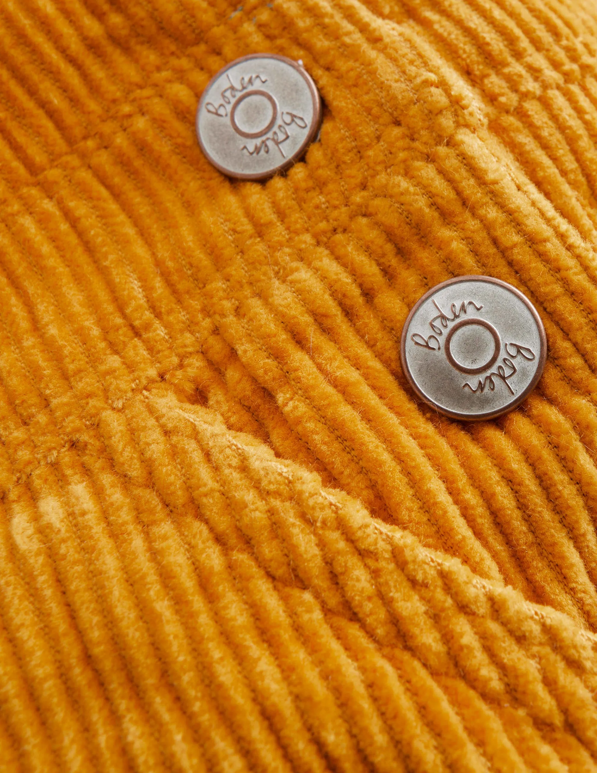 Cord Utility Dungarees-Brioche Yellow