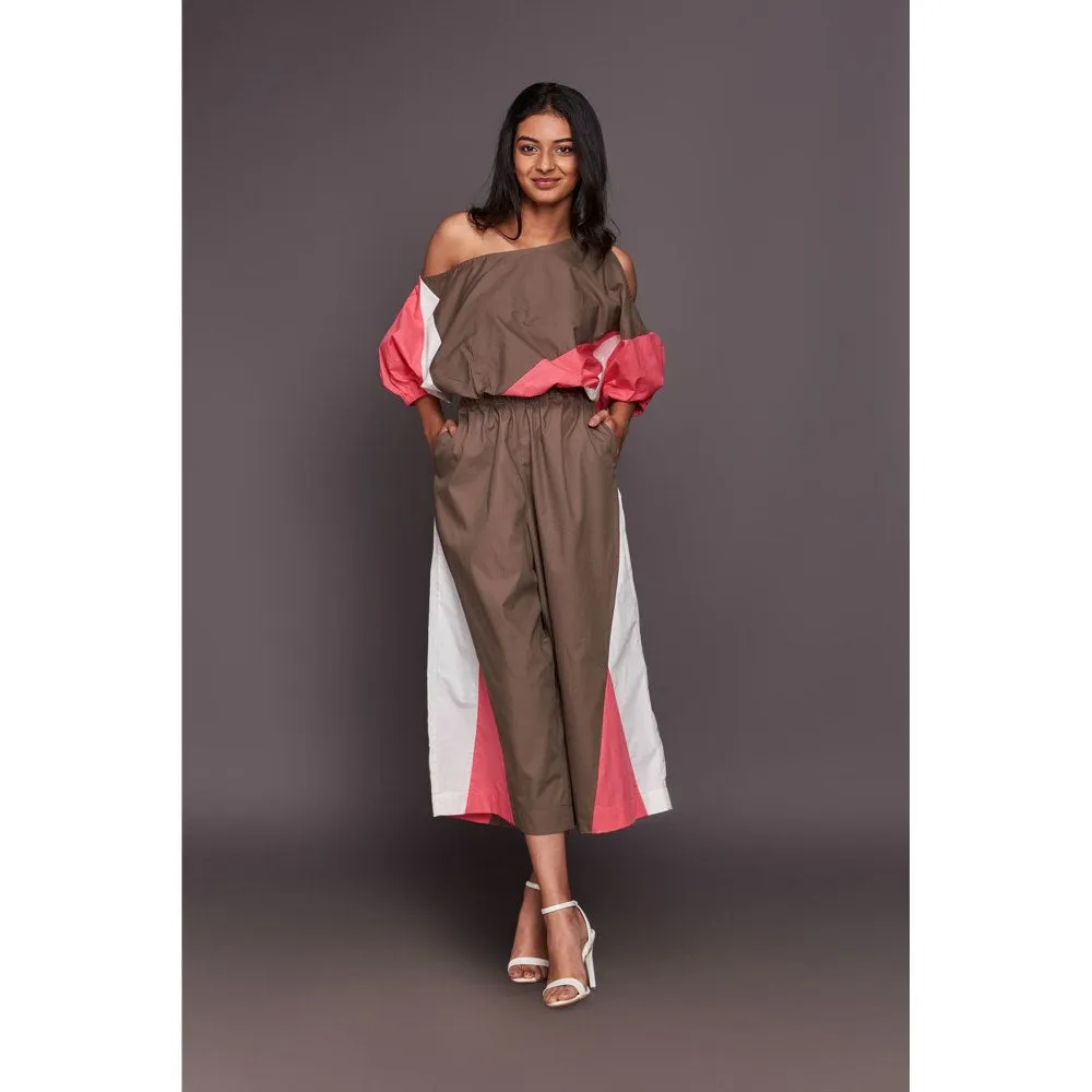 Deepika Arora White Top with Flared Pants (Set of 2)