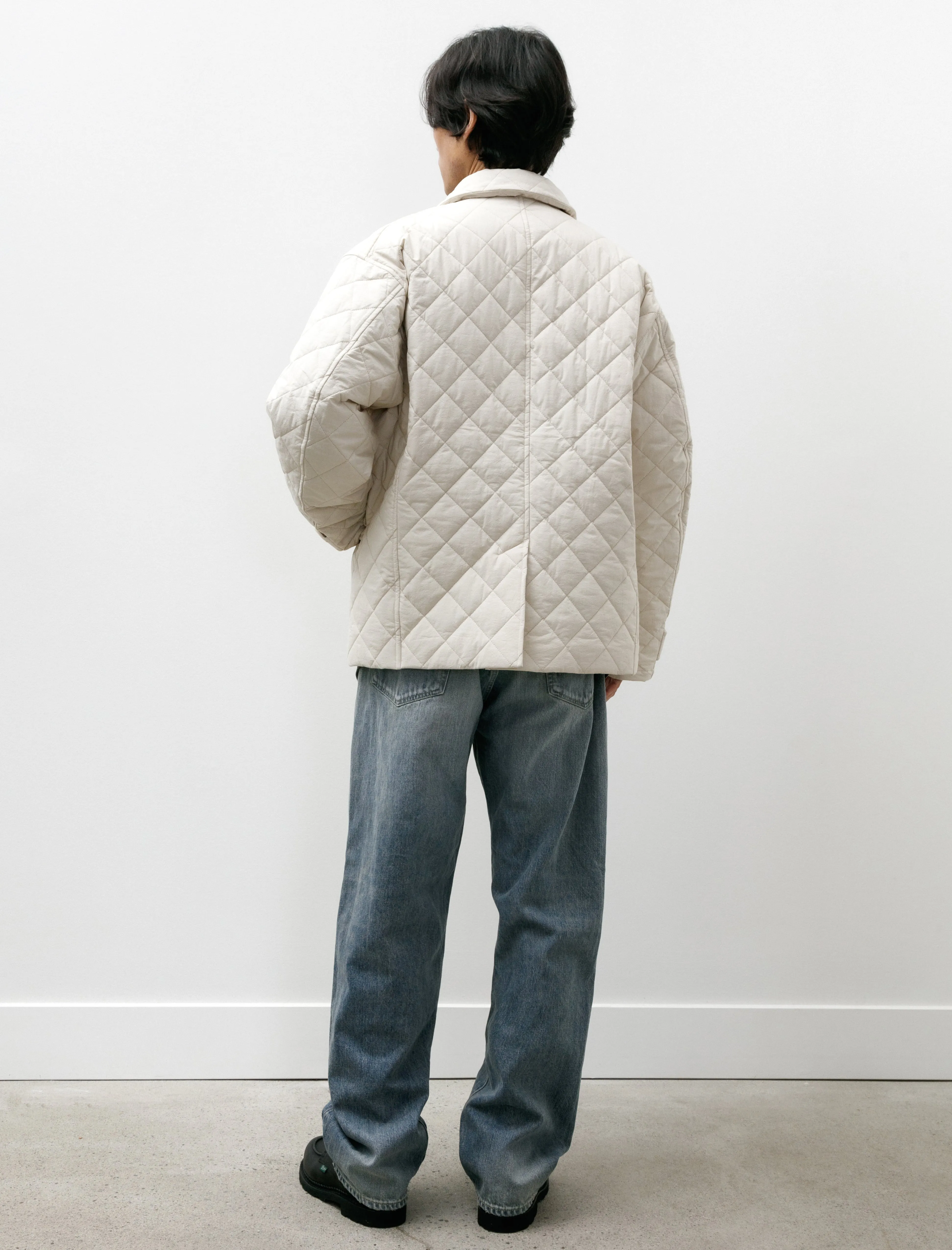 Denim Straight Pants Indigo Fade