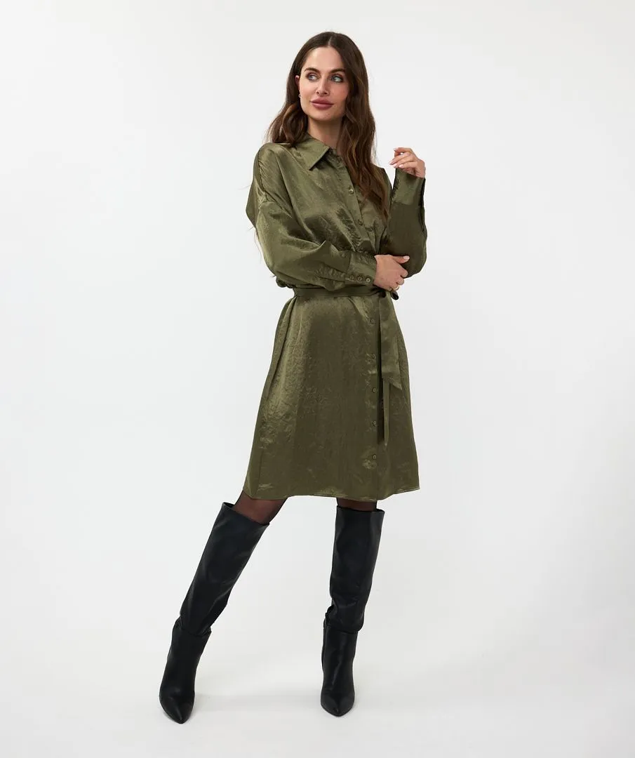 Dress Crushed Satin