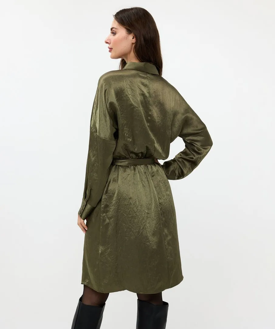 Dress Crushed Satin