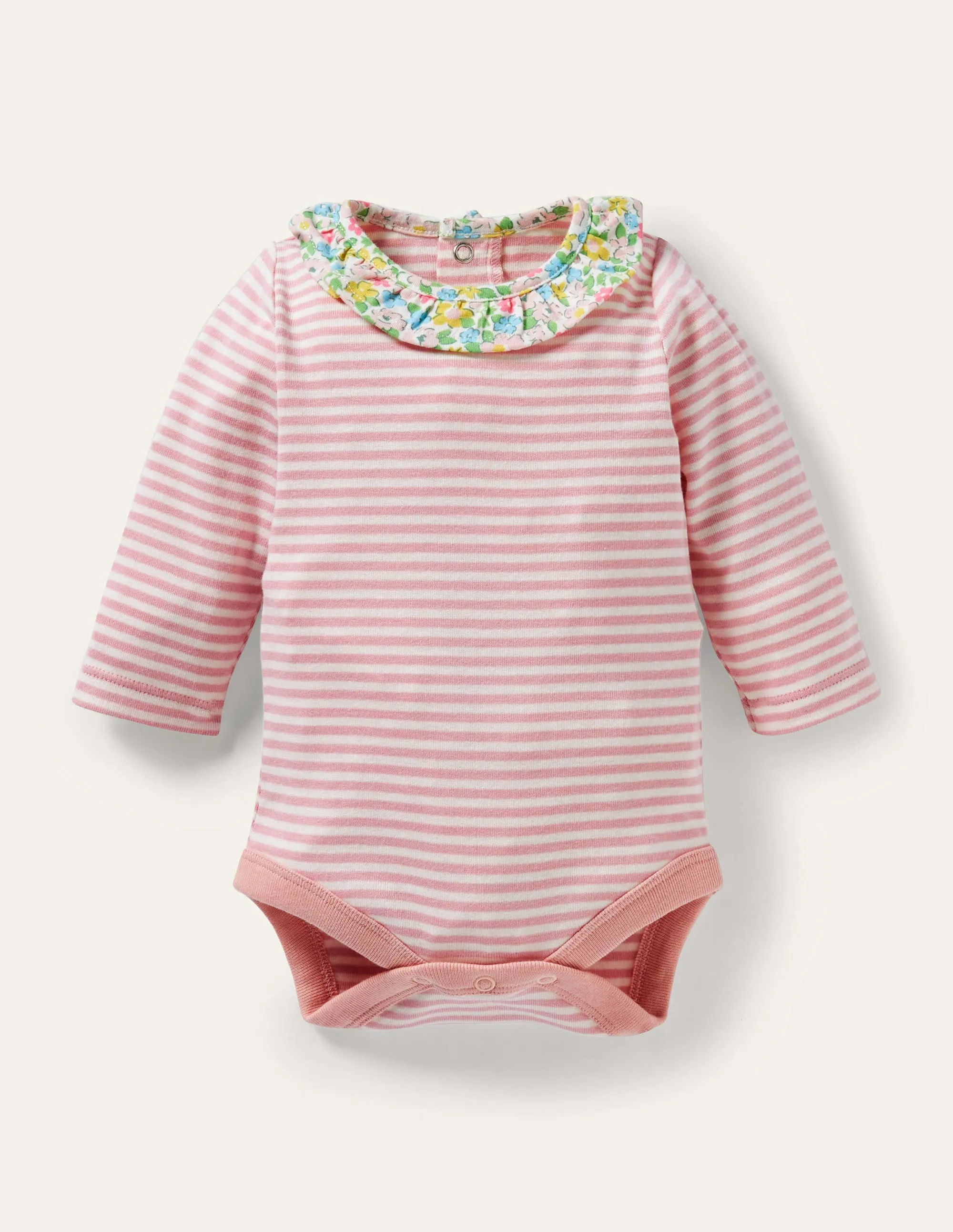 GOTS Organic Dungaree Set-Aqua Spring Floral