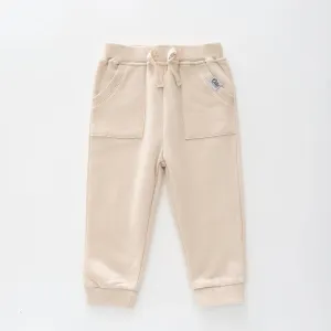 Kids Beige Track Pants