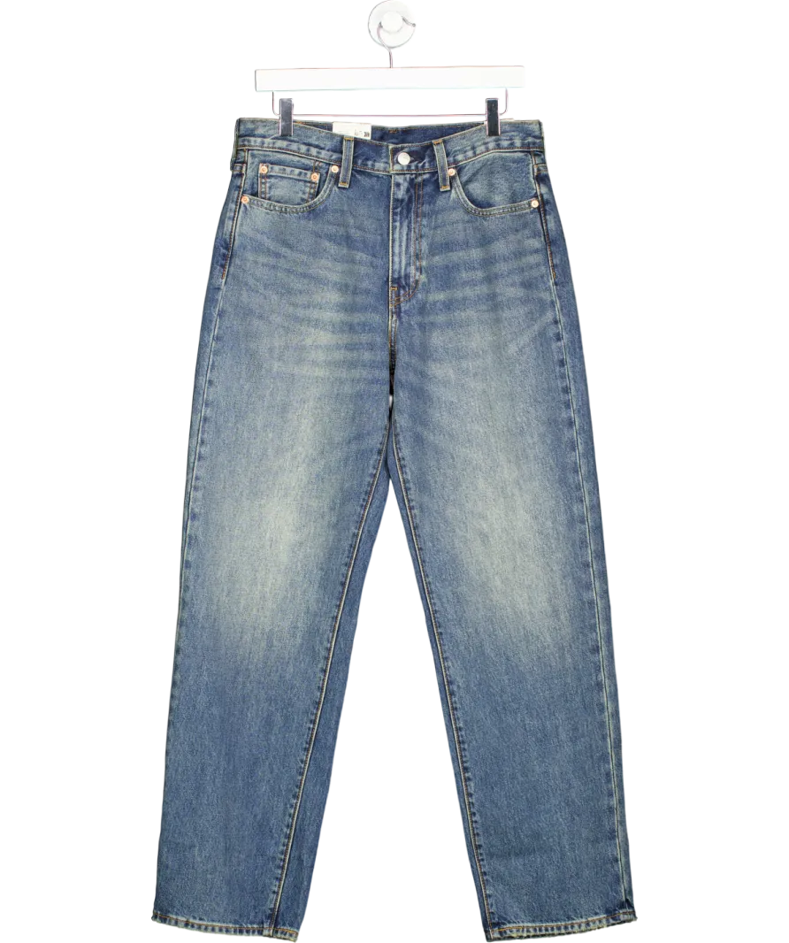 levis Blue 568 Loose Straight Jeans W30