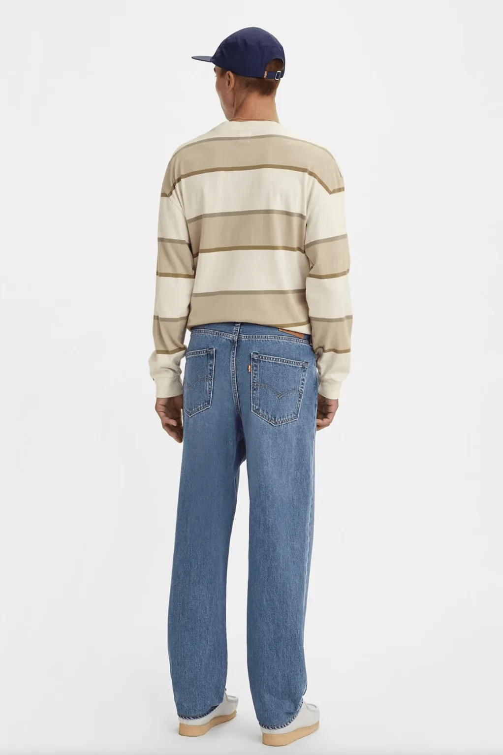 LEVI'S STAY LOOSE JEANS JEANS - MEDIUM INDIGO STONEWASH