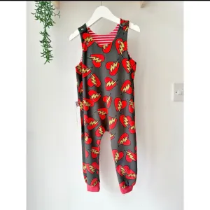 Love Heart Dungarees 18-24