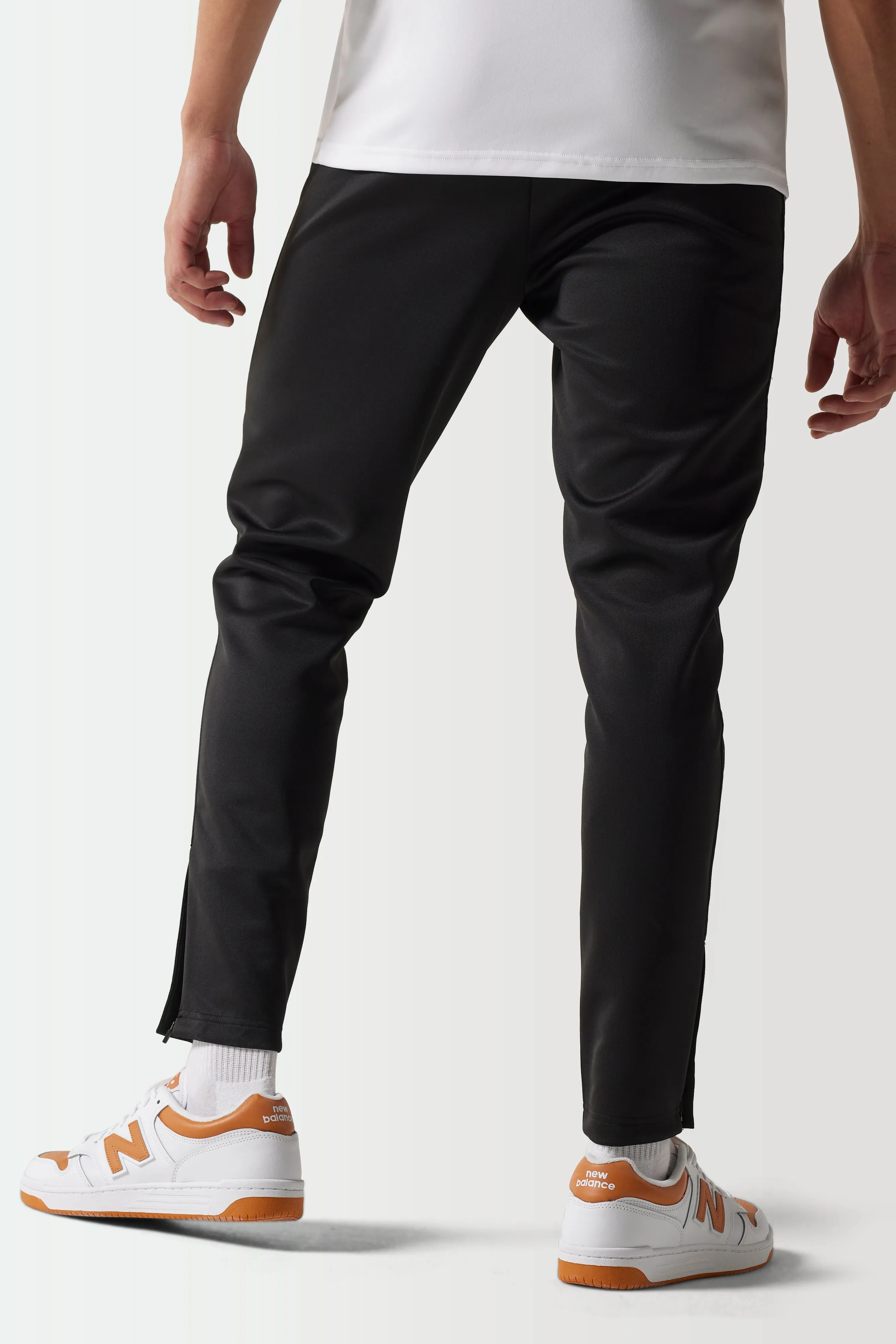 Microtape Slim Fit Track Pants - Black