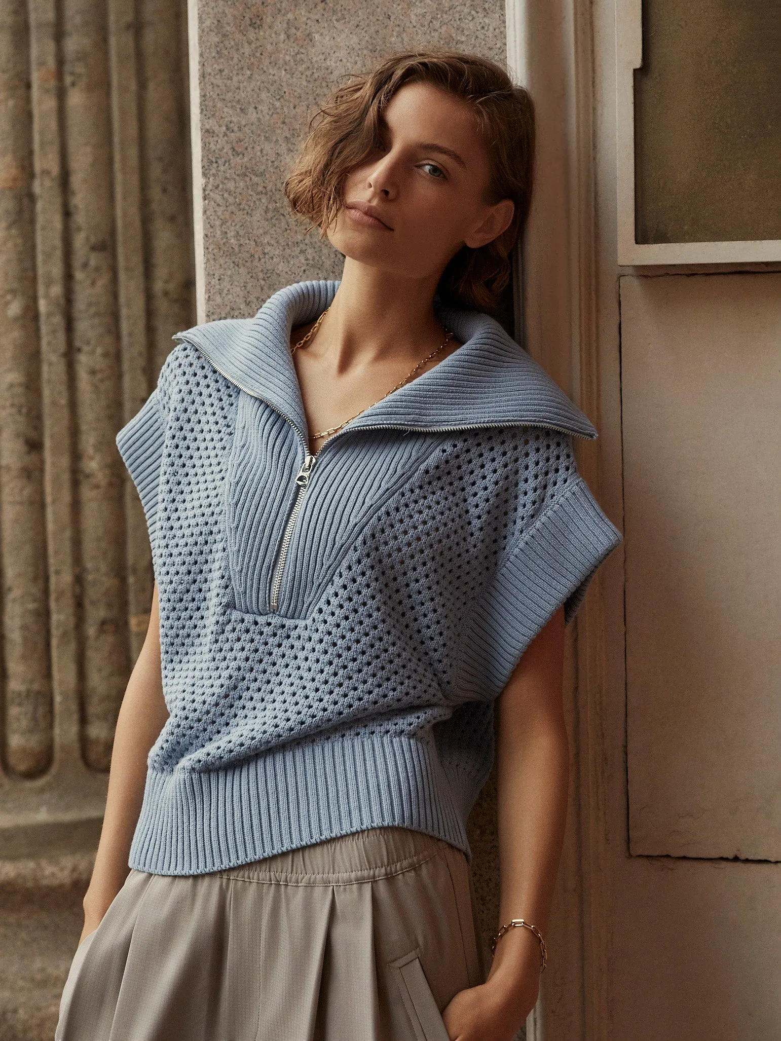 Mila Half-Zip Knit