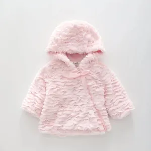 Pink Faux Fur Coat