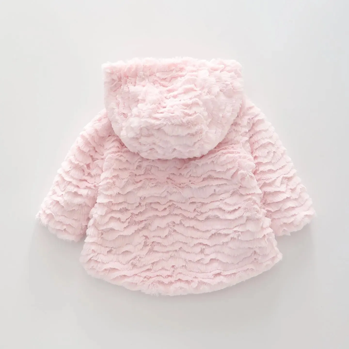Pink Faux Fur Coat