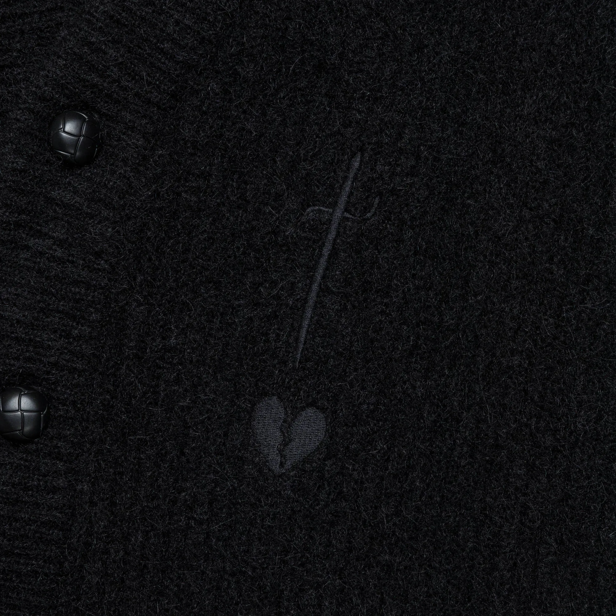 Ribbed Sid Vest - Black